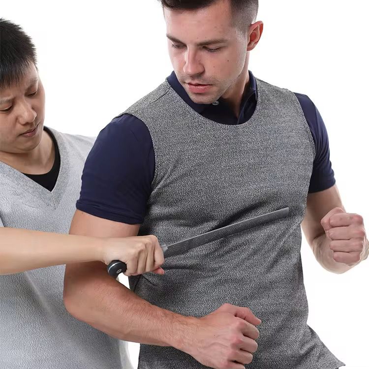 AntiCut® Shirt Grey Level 5 Wear Cut Stab Safe